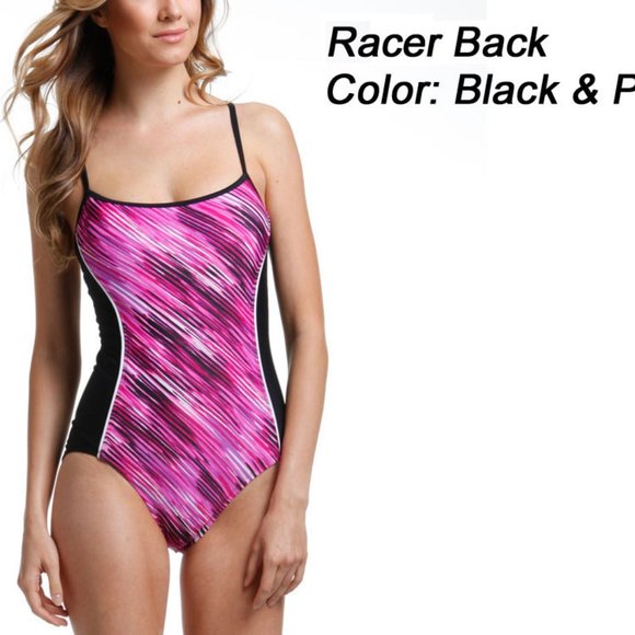 Swimsuit One piece Racerback CATALINA swimwear PLUS 1-piece Bathing Suit 3X new - Picture 2 of 6
